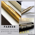 Parker kemijska olovka •NOVO •GRAVIRANJE - Silver star Importanne