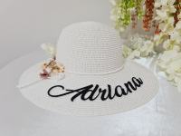 Personalizirani šešir za plažu sa malim cvjetovima, 3 boje