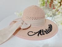 Personalizirani šešir za plažu sa velikom mašnom, 4 boje