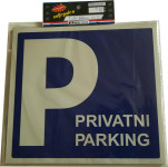 Ploča Privatan parking 22x20 cm