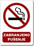 Pločica - Zabranjeno pušenje