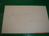 potpis atletičara u skoku u vis iz 60 -tih M.MEDIĆ