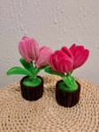 Ručni rad - tulipani u teglici