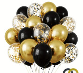Set balona s konfetama za rođendan 67kom