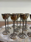 Set srebrnih čaša 12 komada