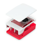 Službeno Raspberry Pi 5 kućište - crveno/bijelo