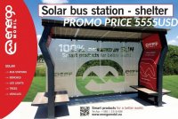 Solar Bus Shelter Smart Bus Station ENERGOMOBIL