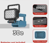 Svjetiljka prijenosna s USB-om za puniti mobitele, tablete....LED svj