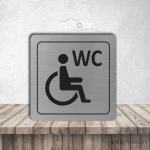 Tablica, ploča, znak – Tablica WC za invalide