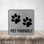Tablica, ploča, znak – Pet friendly