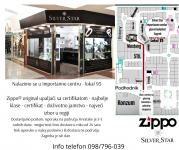 Zippo original upaljač slim model •NOVO •GRAVIRANJE - Silver Star