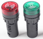 ZUJALICA BLJESKALICA ALARM BUZZER CRVENI AC/DC 12V - 24V ILI AC 220V