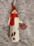 Božićni ukrasi - svijećnjak snjegović