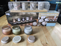 Setovi svijeće čaše s kamenčićima - NOVO