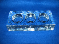 Svijećnjak za lućice CIGLA. Staklo. SAND