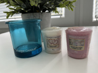 Yankee candle svijećnjak + 2 svijeće