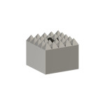 BOSCH SDS-max 4C čelična nazubljena glava 60X60 mm 5x5 zubaca