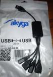 Akyga® 4 in 1 USB HUB 4 Ports USB 2.0