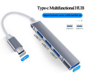 Hub USB3.0 Type-C izlaz kombinacija portova 1xUSB3.0 +3xUSB2.0