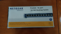 NetGear ProSafe 16 Port 10/100  Novo