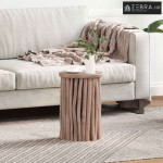 Stolica Prirodna 30 x 30 x 45 cm Čvrsto teak drvo