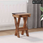 Stolica Prirodna 30 x 30 x 48 cm Čvrsto drvo iz reciklaže