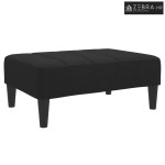 Tabure crni 77x55x31 cm od tkanine - Crna