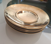 4 kom ZLATNI TANJURIĆI - NOVO