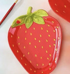 6 kom TANJURI NA JAGODU - NOVO