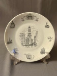 Rosenthal Vintage Porculanski Tanjur - Hamburg (Suvenir/Kolekcionarski