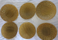 Šest zelenih tanjura