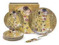 Set tanjura za kolaće motiv Gustav Klimt