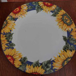 Tanjur s motivom suncokreta