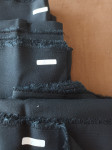 Crni materijal za kostim, 2,5 m, vuna
