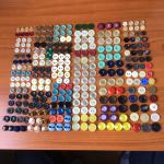 Gumbi raznovrsni, 11-19 mm, set