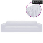 Rastezljiva navlaka za četverosjed bijela poliesterski žersej - Bijela