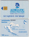 049 HRVATSKA CROATIA TEL.KARTICA ADRIATIC OSIGURANJE 1994 ČIP 1T