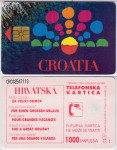 054 HRVATSKA CROATIA TEL.KARTICA TURIZAM  I  IZDANJE 1994 ČIP 2NT