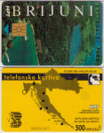 065 HRVATSKA CROATIA TEL.KARTICA NP BRIJUNI 1994 ČIP 3T