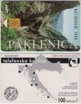 071 HRVATSKA CROATIA TEL.KARTICA NP PAKLENICA 1995 ČIP 1T