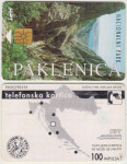 071 HRVATSKA CROATIA TEL.KARTICA NP PAKLENICA 1995 ČIP 2T