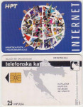 123 HRVATSKA CROATIA TEL.KARTICA INTERNET 1997 ČIP 1T