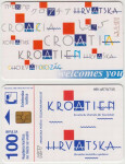 214 HRVATSKA CROATIA TEL.KARTICA TURIZAM WELCOMES YOU 1998