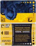 232 HRVATSKA CROATIA TEL.KARTICA TELEFONSKI IMENIK (ŽUTI) 1999