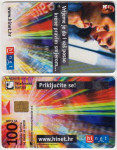 289 HRVATSKA CROATIA TEL.KARTICA HINET (PAR) 1999