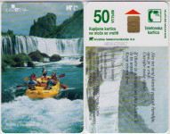 293 HRVATSKA CROATIA TEL.KARTICA RAFTING NA ZRMANJI 2000