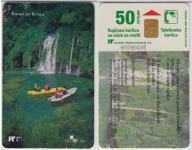 297 HRVATSKA CROATIA TEL.KARTICA KANUI NA KRUPI 2000 - PRESAVIJENA