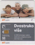 334 HRVATSKA CROATIA TEL.KARTICA HT ISDN 2001
