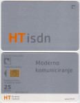 362 HRVATSKA CROATIA TEL.KARTICA HT (isdn) 2001