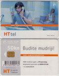 406 HRVATSKA CROATIA TEL.KARTICA HT TEL (Budite mudriji) 2003